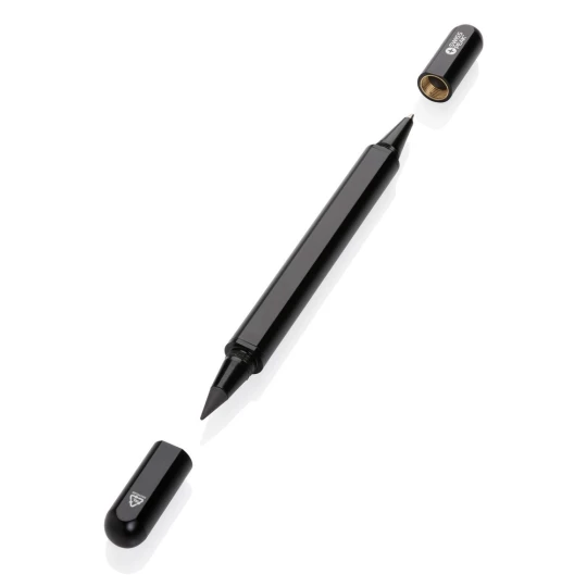 Długopis 2 w 1 Swiss Peak Storm, aluminium z recyklingu (P611.251)-1