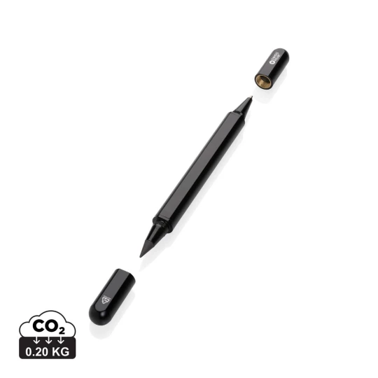 Długopis 2 w 1 Swiss Peak Storm, aluminium z recyklingu (P611.251)-1