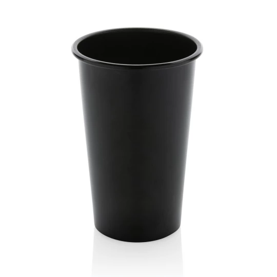 Lekki kubek podróżny 450 ml Alo, aluminium z recyklingu (P437.201)-1