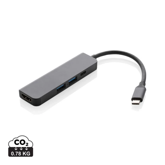 Hub USB 3.0 i USB typu C Terra, wejście HDMI 4K, RABS (P308.652)-1