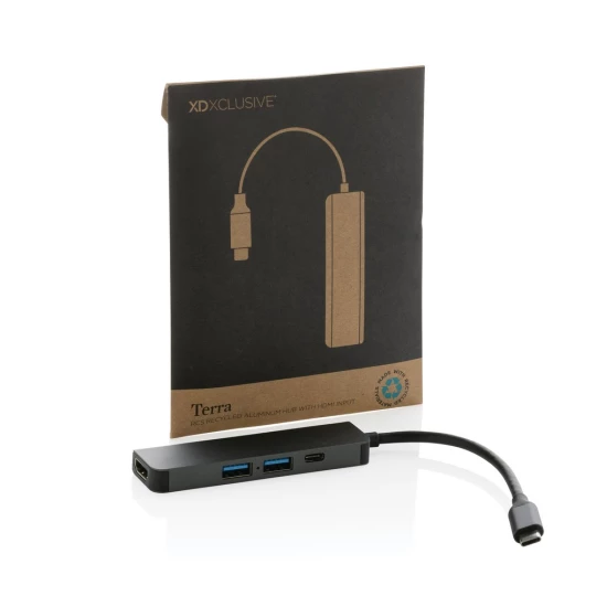 Hub USB 3.0 i USB typu C Terra, wejście HDMI 4K, RABS (P308.652)-1