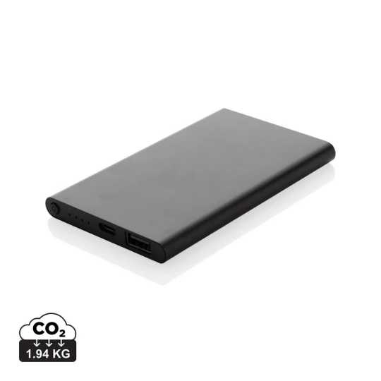 Power bank 4000 mAh z aluminium z recyklingu (P322.421)-1