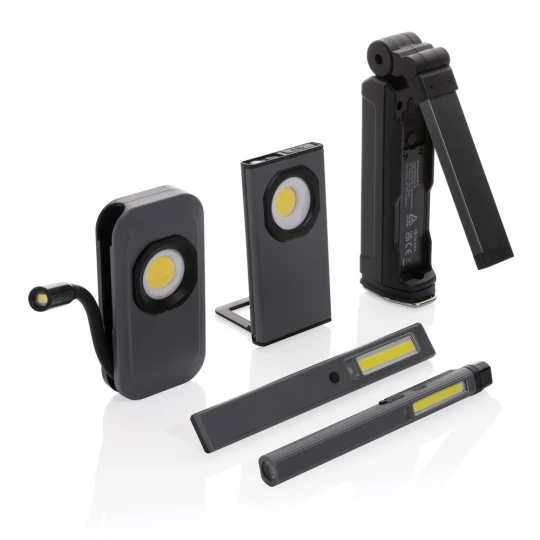 Lampka warsztatowa COB Gear X, ładowana przez USB (P513.242)-1