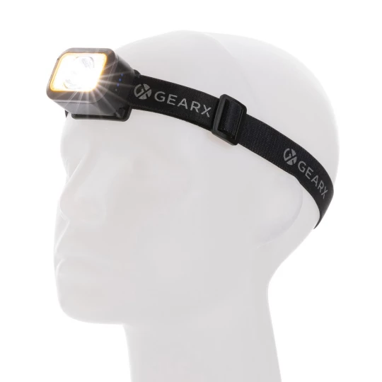Latarka na głowę Gear X ze światłem COB, RABS (P513.102)-1