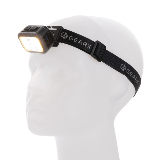 Latarka na głowę Gear X ze światłem COB, RABS (P513.102)-1