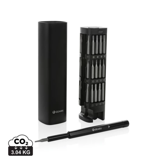 Śrubokręt Gear X, 56 końcówek, aluminium z recyklingu (P221.261)-1