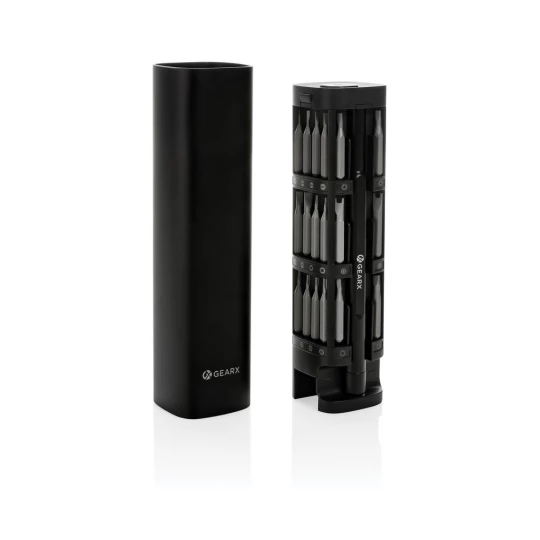 Śrubokręt Gear X, 56 końcówek, aluminium z recyklingu (P221.261)-1
