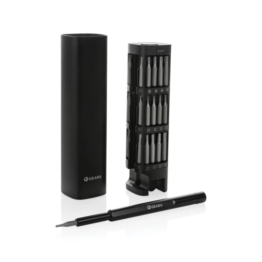 Śrubokręt Gear X, 56 końcówek, aluminium z recyklingu (P221.261)-1