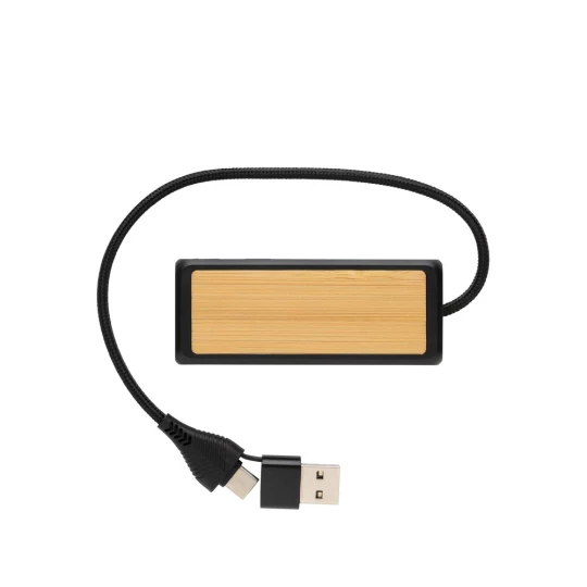 Hub USB, plastik z recyklingu (P308.5601)-1