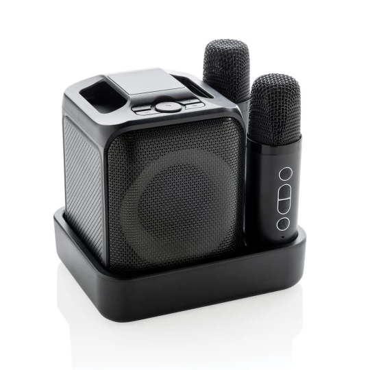 Zestaw do karaoke Singvibe, głośnik bezprzewodowy i dwa mikrofony (P331.0601)-1