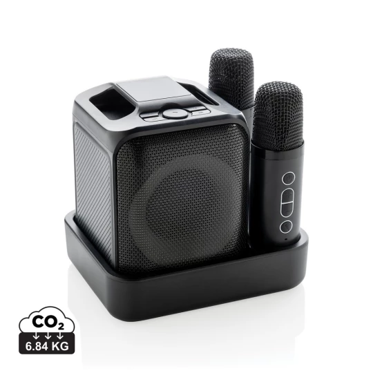 Zestaw do karaoke Singvibe, głośnik bezprzewodowy i dwa mikrofony (P331.0601)-1