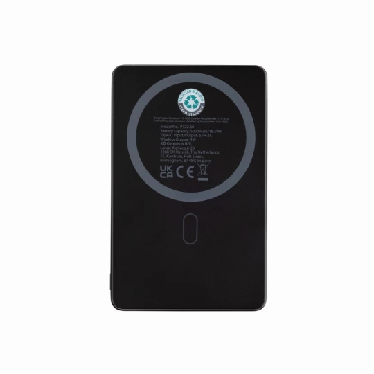 Power bank 5000 mAh, ładowarka bezprzewodowa 5W Orion (P322.6001)-1
