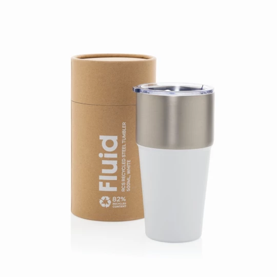 Fluid RCS certified recycled steel tumbler 500ml (P437.1303)-1