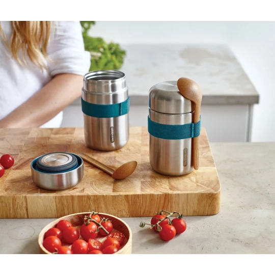 Próżniowy pojemnik na żywność 400 ml z łyżką Black+Blum (P439.0533)-1