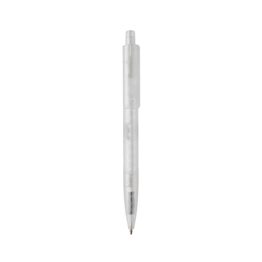 Geometryczny długopis z PC z recyklingu X3 Frosted (P611.3303)-1