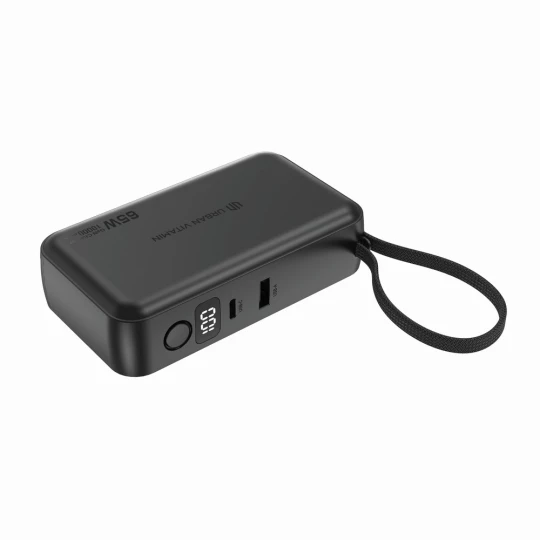 Ładowarka 2 w 1, power bank do laptopa 10000 mAh, 65W Eureka (P301.9901)-1