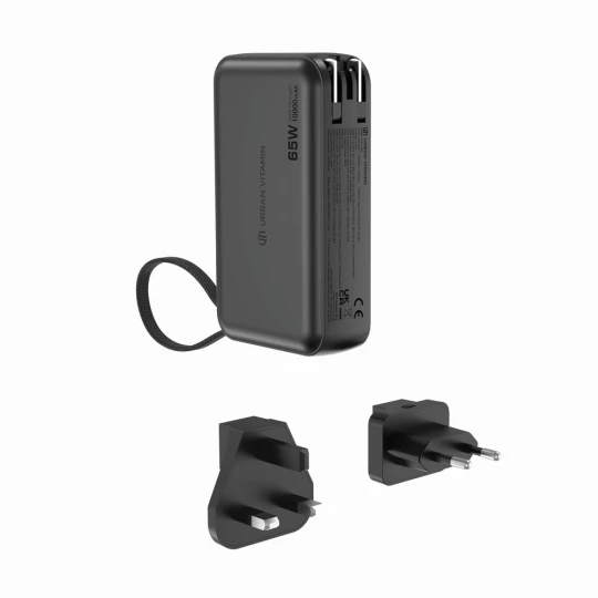 Ładowarka 2 w 1, power bank do laptopa 10000 mAh, 65W Eureka (P301.9901)-1