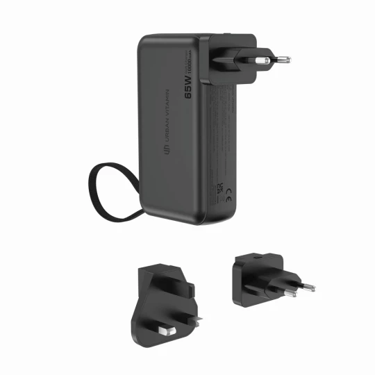 Ładowarka 2 w 1, power bank do laptopa 10000 mAh, 65W Eureka (P301.9901)-1