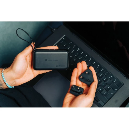 Ładowarka 2 w 1, power bank do laptopa 10000 mAh, 65W Eureka (P301.9901)-1