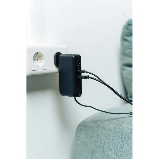 Ładowarka 2 w 1, power bank do laptopa 10000 mAh, 65W Eureka (P301.9901)-1