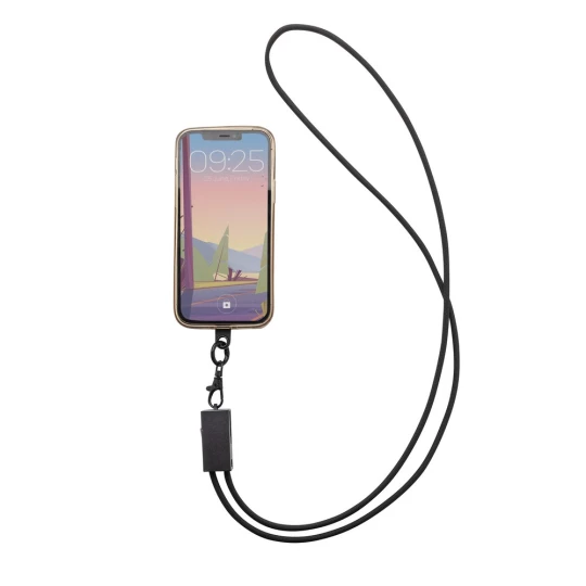 Kabel do ładowania 2 w 1, smycz na telefon Terra (P302.5402)-1