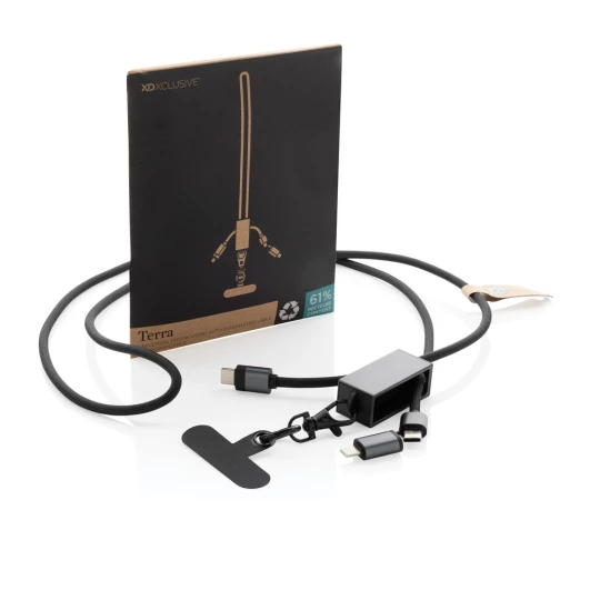 Kabel do ładowania 2 w 1, smycz na telefon Terra (P302.5402)-1
