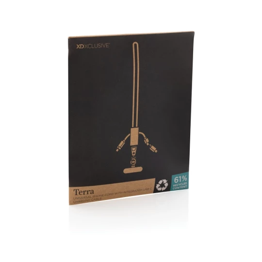 Kabel do ładowania 2 w 1, smycz na telefon Terra (P302.5402)-1