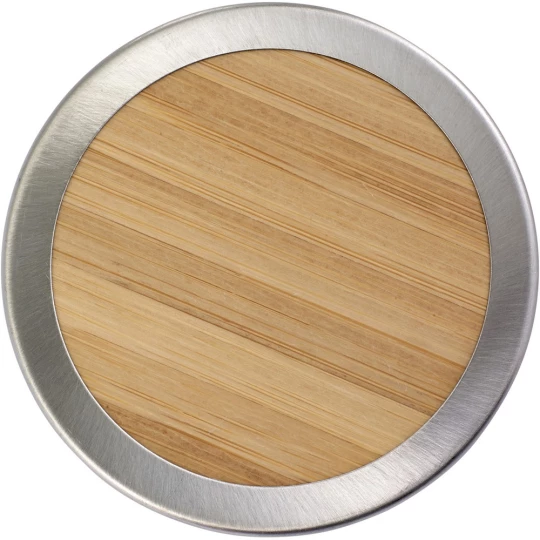 Bamboo thermos 420 ml with sieve stopping dregs (V0772-18)-1