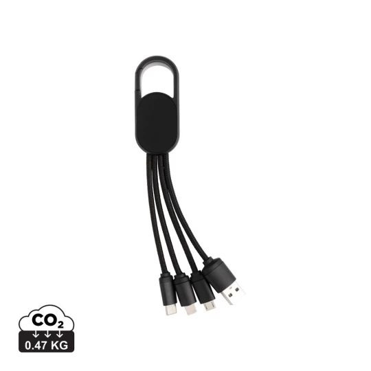 Kabel do ładowania 4 w 1 z karabińczykiem (P302.071)-1