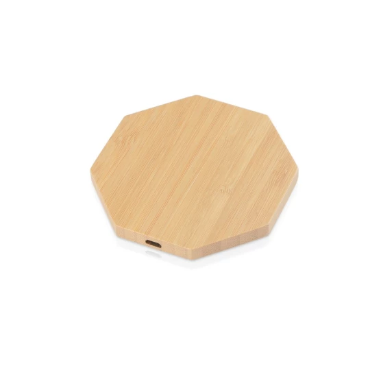 Bambusowa ładowarka bezprzewodowa 5W | Matilda (V0330-00)-1