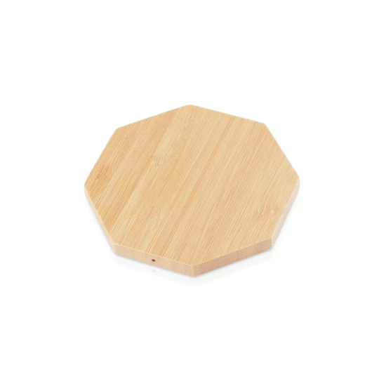 Bambusowa ładowarka bezprzewodowa 5W | Matilda (V0330-00)-1