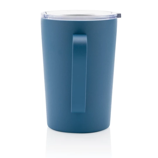 Kubek termiczny 420 ml, stal nierdzewna z recyklingu (P433.055)-1