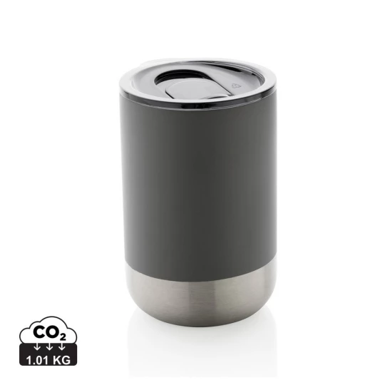 Kubek termiczny 360 ml, stal nierdzewna z recyklingu (P433.062)-1