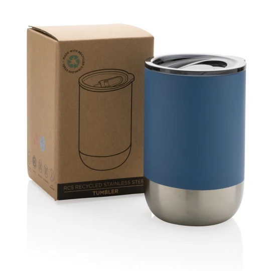 Kubek termiczny 360 ml, stal nierdzewna z recyklingu (P433.065)-1