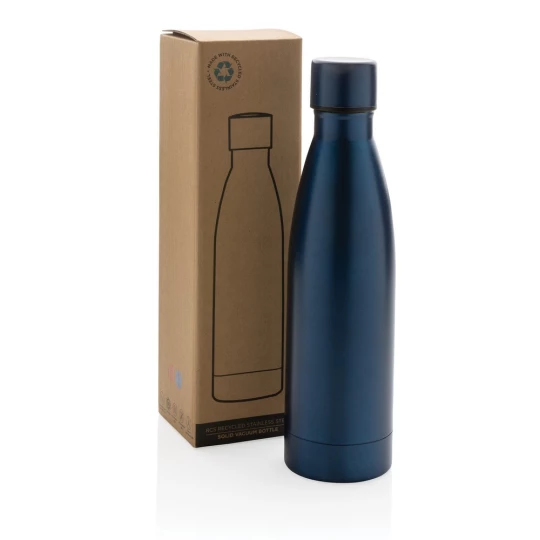 Butelka termiczna 500 ml, stal nierdzewna z recyklingu (P433.275)-1