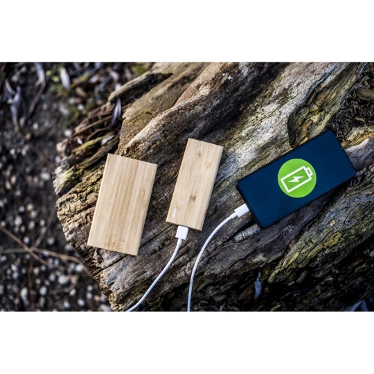 Bamboo power bank 5000 mAh B'RIGHT | Posey (V0347-17)-1