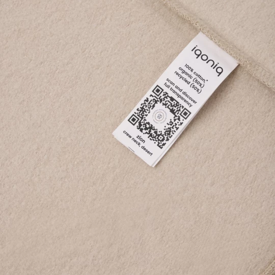 Bluza z bawełny z recyklingu Iqoniq Zion (T9300.006.XS)-1