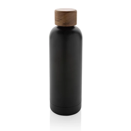 Butelka termiczna 500 ml Wood, stal nierdzewna z recyklingu (P435.531)-1