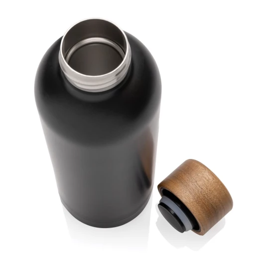 Butelka termiczna 500 ml Wood, stal nierdzewna z recyklingu (P435.531)-1
