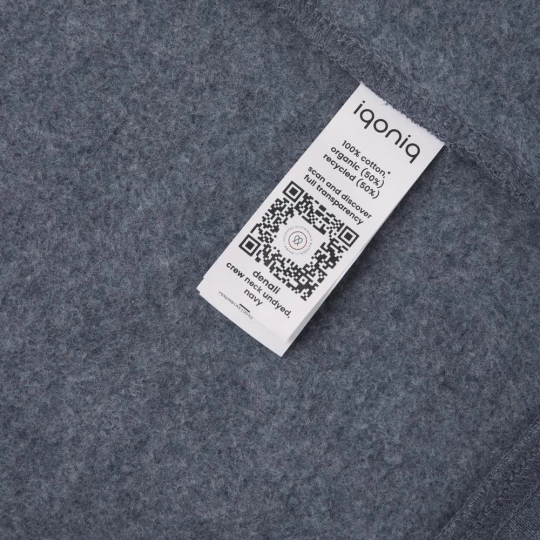 Bluza z niebarwionej bawełny z recyklingu Iqoniq Denali (T9301.016.XXXL)-1