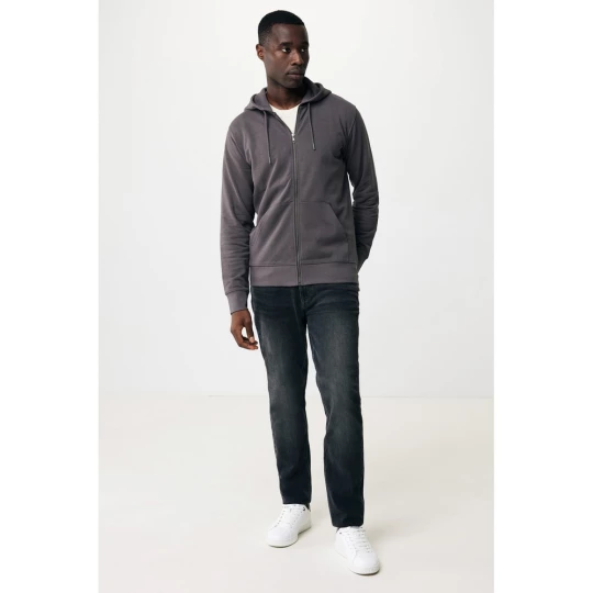 Iqoniq Abisko recycled cotton zip through hoodie (T9600.019.XXXL)-1