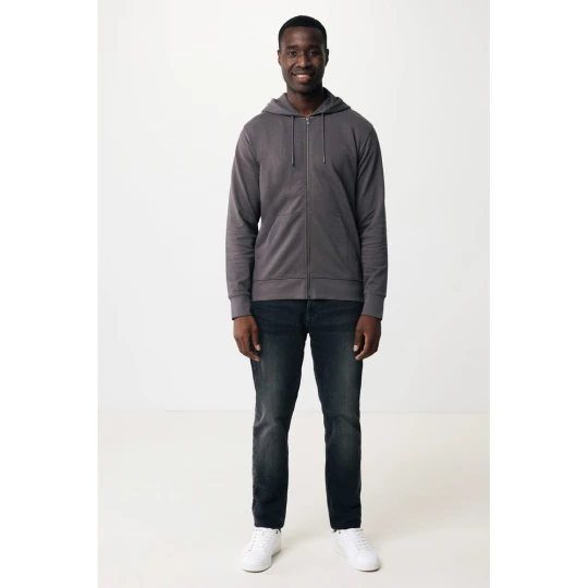 Iqoniq Abisko recycled cotton zip through hoodie (T9600.019.XXXL)-1
