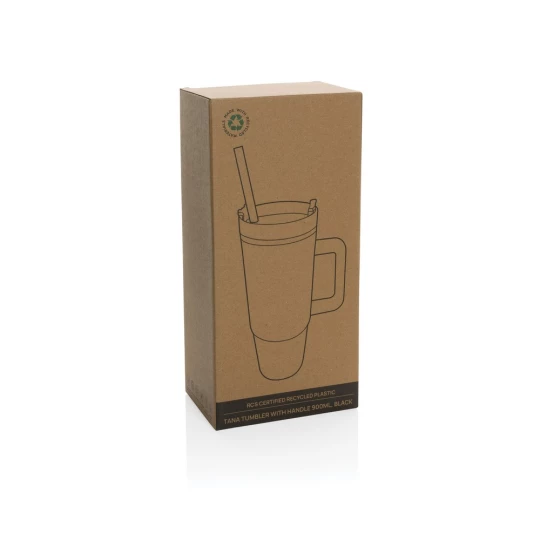 Kubek podróżny 900 ml Tana, plastik z recyklingu (P437.101)-1