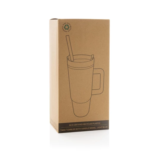 Kubek podróżny 900 ml Tana, plastik z recyklingu (P437.1005)-1