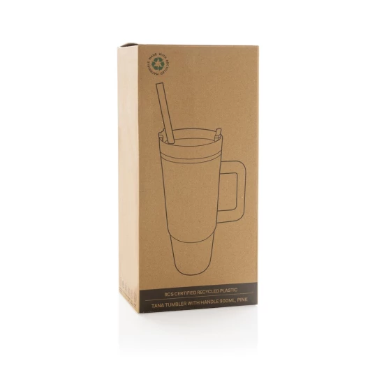 Kubek podróżny 900 ml Tana, plastik z recyklingu (P437.1014)-1