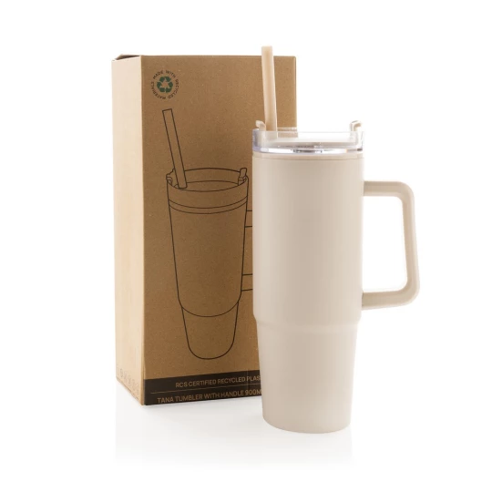 Kubek podróżny 900 ml Tana, plastik z recyklingu (P437.1019)-1