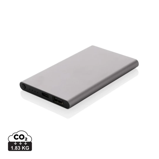 Power bank 4000 mAh z aluminium z recyklingu (P322.420)-1
