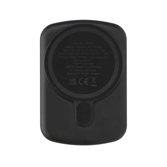 Magnetyczny bezprzewodowy power bank 5000 mAh MagBoost (P322.411)-1