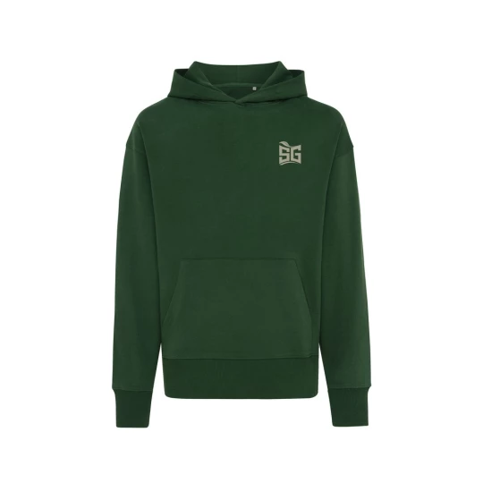 Luźna bluza z kapturem z bawełny z recyklingu Iqoniq Yoho (T9402.005.S)-1