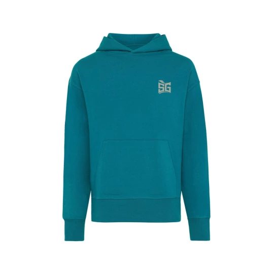 Luźna bluza z kapturem z bawełny z recyklingu Iqoniq Yoho (T9402.009.XXL)-1